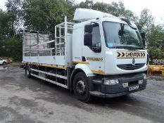 Renault Midlum 240 18 tonne flat bed impact protection lorry Registration Number: MX58 OJH Date of