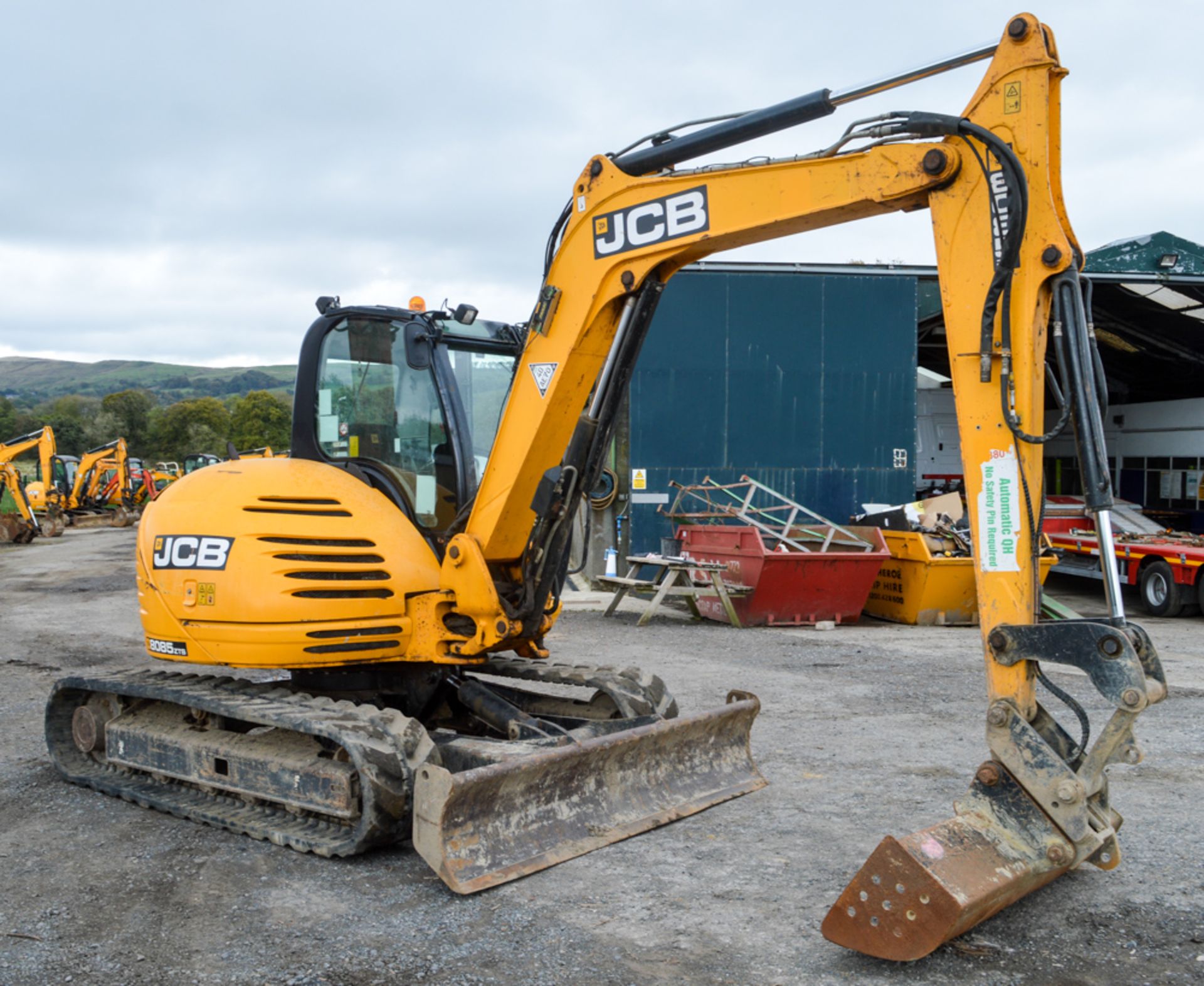 JCB 8085 ZTS Eco 8.5 tonne rubber tracked excavator Year: 2011 S/N:1072263 - Image 4 of 12