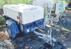 Ingersoll Rand 741 diesel driven mobile air compressor Year: 2011 S/N: 430747 Recorded Hours: 1011