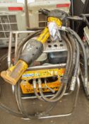 JCB Beaver petrol driven hydraulic power pack c/w anti vibe breaker & hoses A556123/A580984 **On/Off