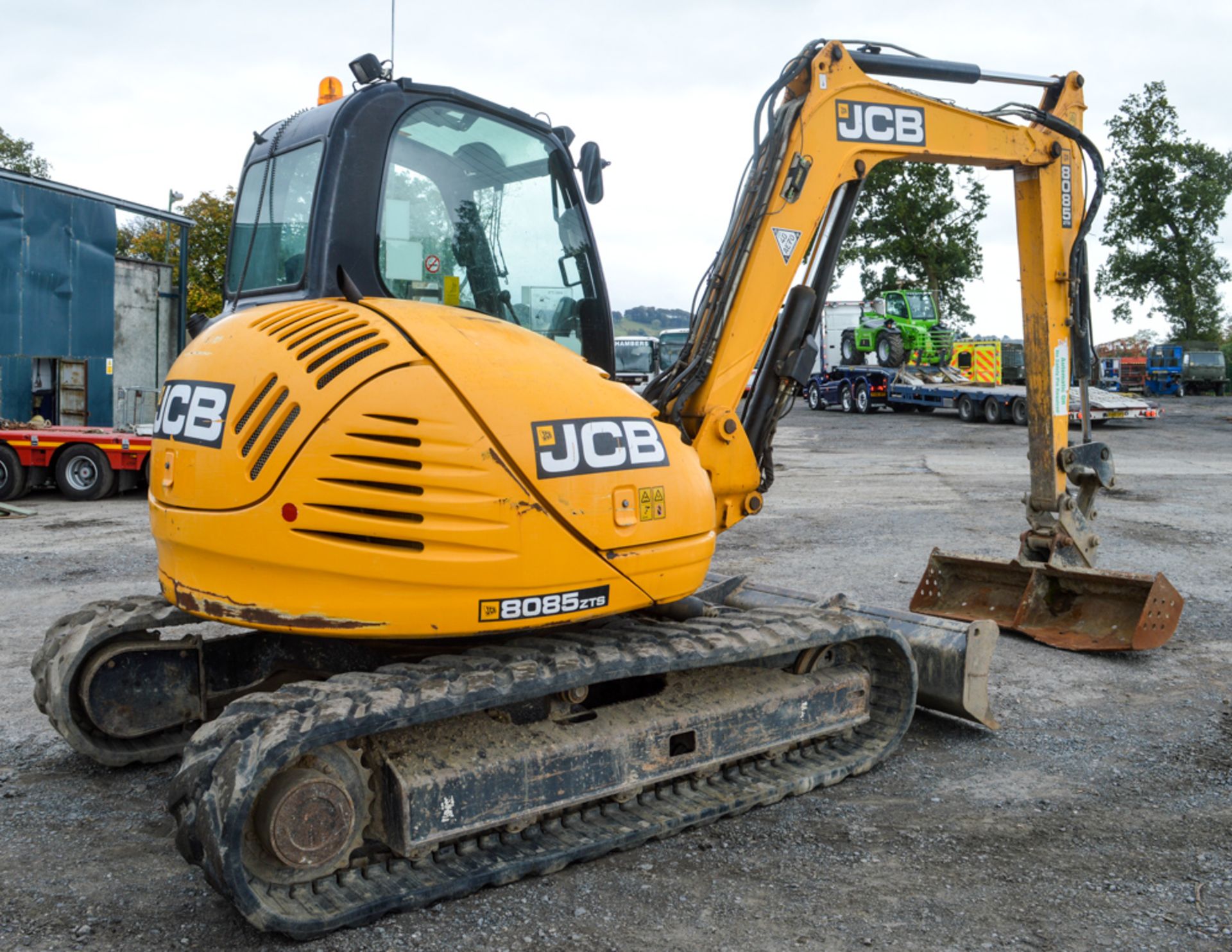 JCB 8085 ZTS Eco 8.5 tonne rubber tracked excavator Year: 2011 S/N:1072263 - Image 3 of 12