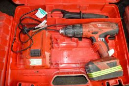 Hilti SFH22-A cordless power drill c/w battery, charger & carry case BOH678H