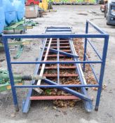 Steel gantry staircase c/w side rails