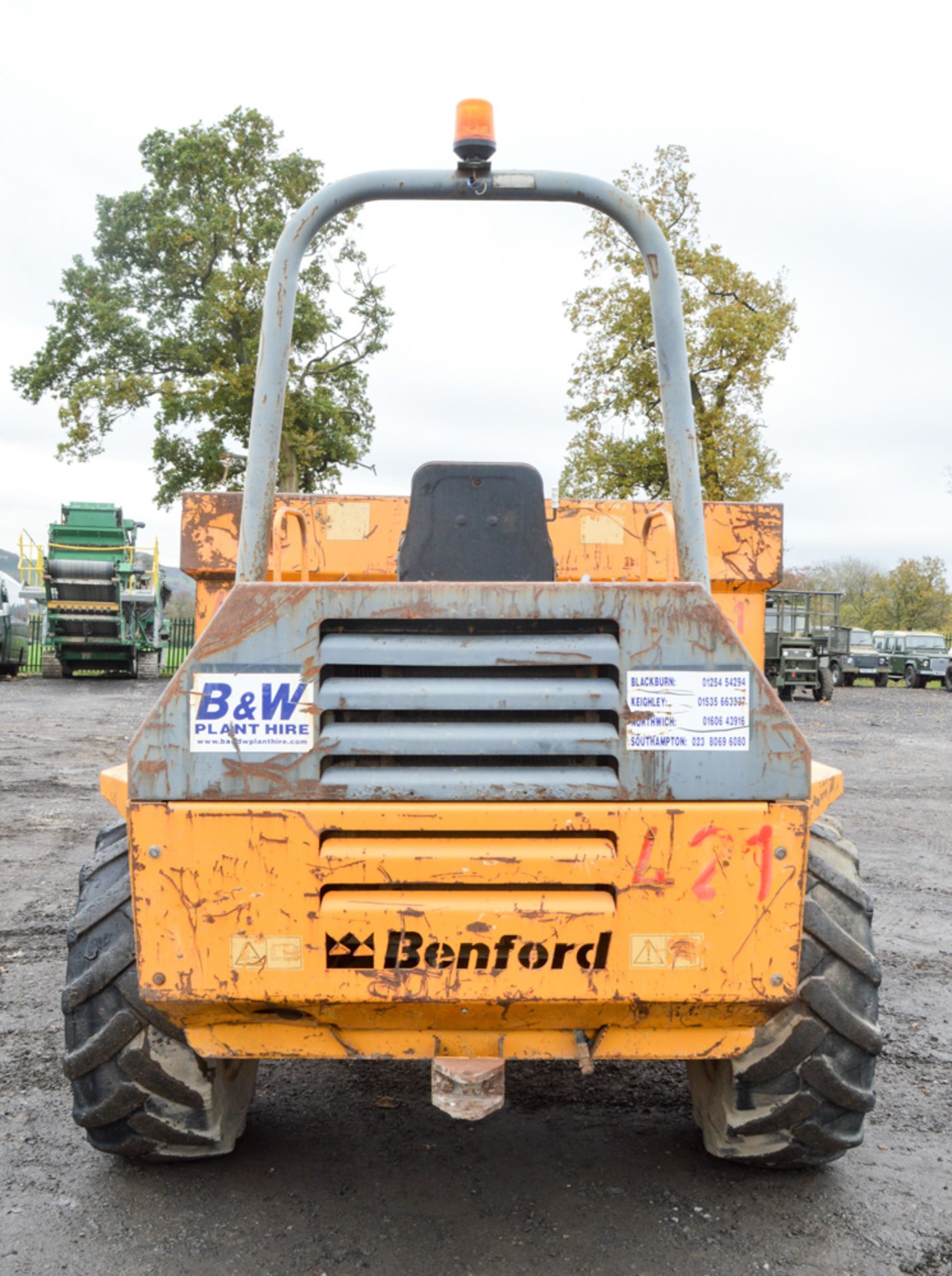 Benford Terex 6 tonne straight skip dumper Year: 2002 S/N: E20FF25 Recorded Hours: Not displayed ( - Image 6 of 12