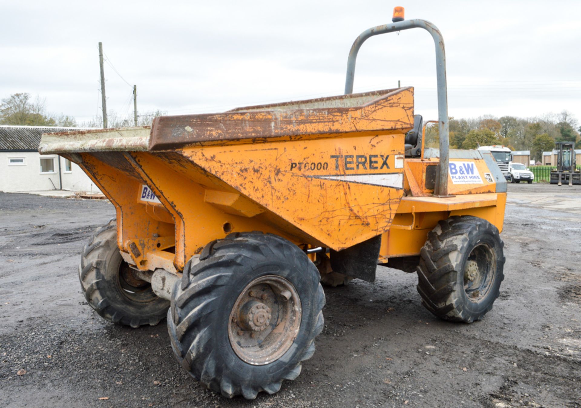 Benford Terex 6 tonne straight skip dumper Year: 2002 S/N: E20FF25 Recorded Hours: Not displayed (