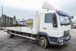 MAN LE 10 220 10 tonne flat bed lorry Registration Number: EU04 LVT Date of Registration: 26/04/2004