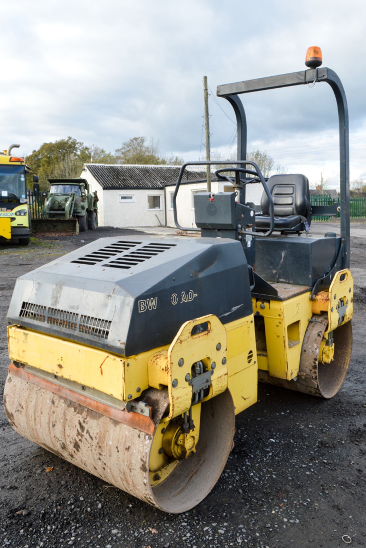 Bomag BW120 AD-3 double drum ride on roller Year: 2003 S/N: 518347 Recorded Hours: 00833 537