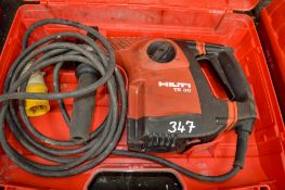 Hilti TE30 110v SDS hammer drill c/w carry case A617359