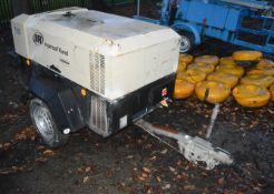 Ingersoll Rand 741 diesel driven mobile air compressor  Year: 2011 S/N: 430706 Recorded hours: 1144