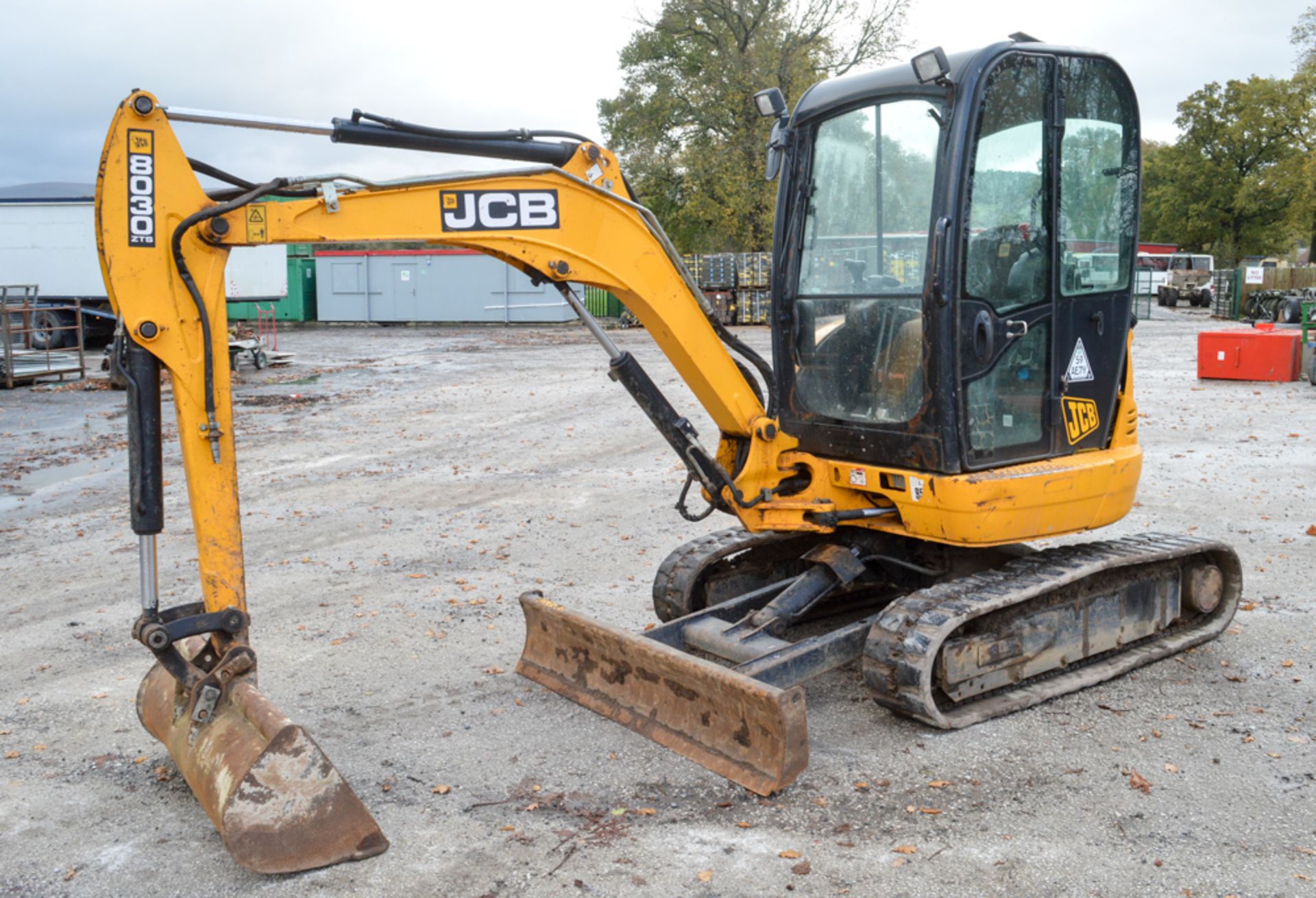 JCB 8030 ZTS 3 tonne rubber tracked mini excavator Year: 2011 S/N: E02021360 Recorded Hours: 2511