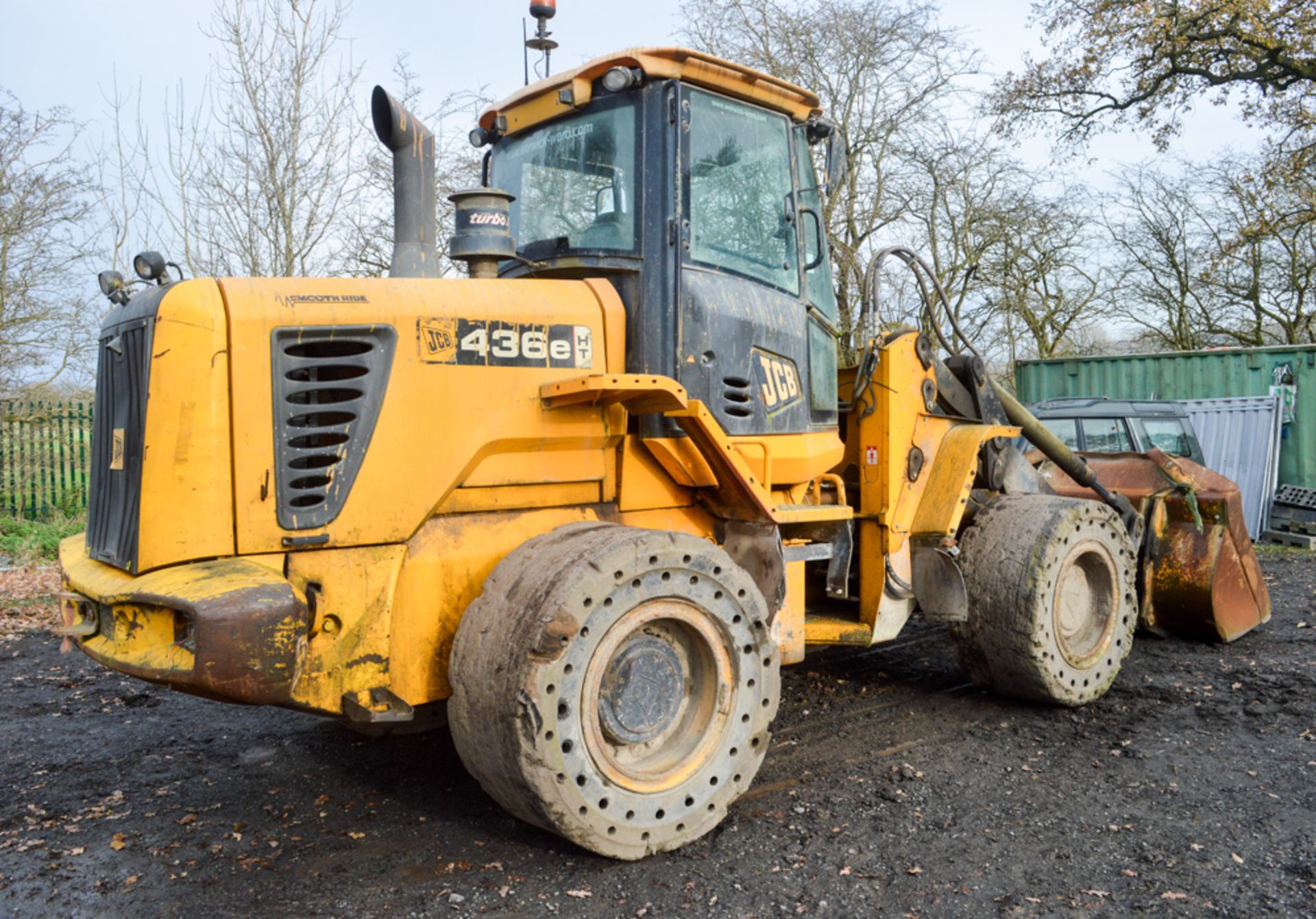 JCB 436E HT loading shovel Year: 2007 S/N: 1410067 Recorded Hours: 12,212 ** Sold as a non - Image 3 of 10