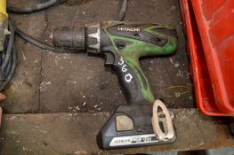 Hitachi 18v cordless drill c/w battery A570180