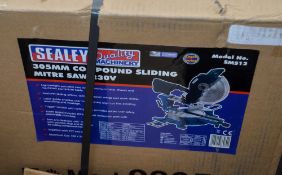 Sealey 240v 305mm compound mitre saw New & unused