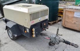 Doosan Ingersoll Rand 726E diesel driven mobile air compressor/6 kva generator Year: 2011 S/N: