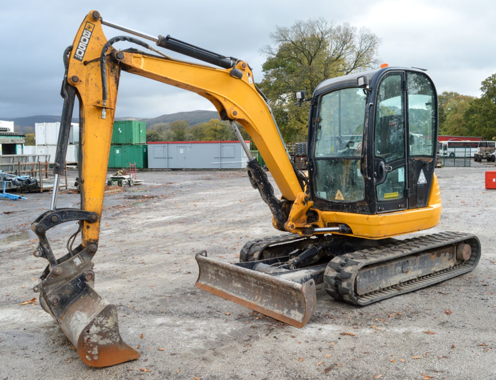 JCB 8050 RTS 5 tonne rubber tracked mini excavator Year: 2011 S/N: 01741638 Recorded Hours: 2432
