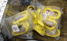 20 - 25mm x 4.5m ratchet straps New & unused