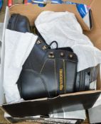 2 pairs of black safety boots Size 11 New & unused