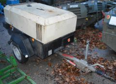 Ingersoll Rand 741 diesel driven mobile air compressor  Year: 2011 S/N: 430697 Recorded hours: 1390