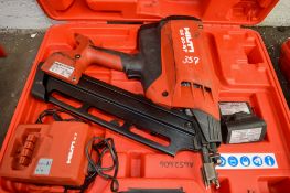 Hilti GX90-WF cordless framing nail gun c/w 2 batteries, charger & carry case A652606