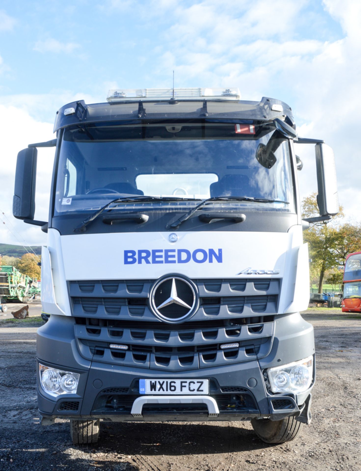 Mercedes Benz Arocs 3236 8 wheel concrete mixer lorry Registration Number: WX16 FCZ Date of - Image 5 of 11