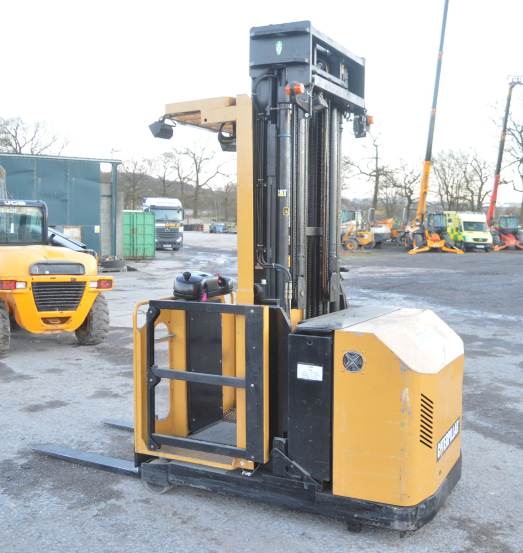 Caterpillar NOH08K battery electric high level order picker fork lift truck S/N: 1000346 Recorded - Image 3 of 6