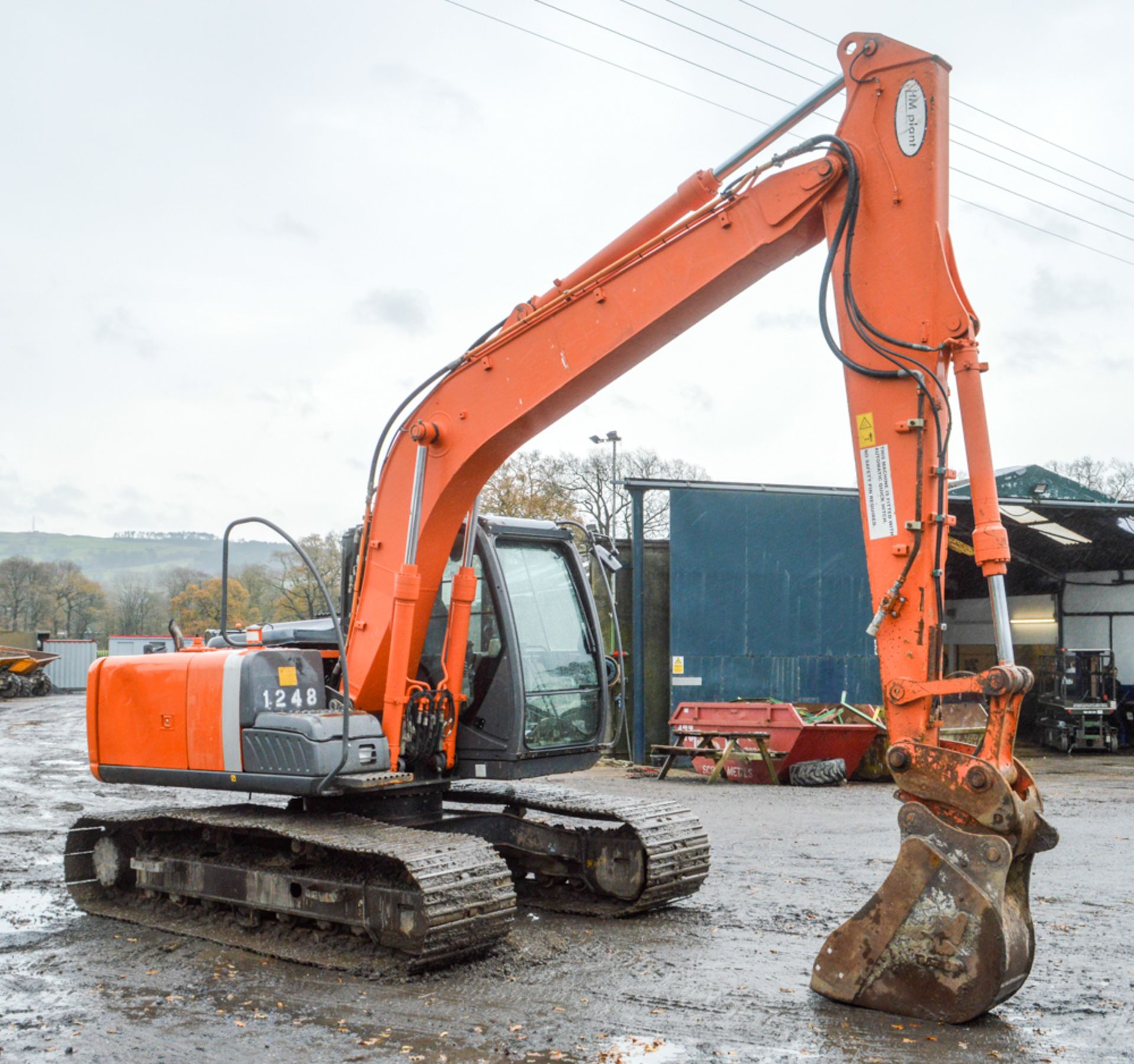 Hitachi Zaxis 130 LCN 13 tonne steel tracked excavator Year: 2010 S/N: 83263 Recorded Hours: 8982 - Image 4 of 12