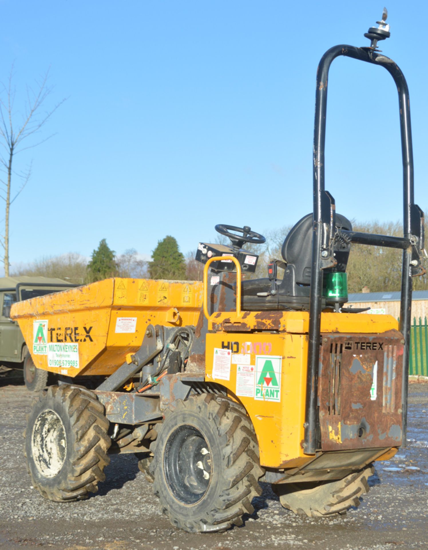 Benford Terex HD1000 1 tonne hi-tip dumper Year of Manufacture: 2012 Model Year: 2012 S/N: EC1NW1436 - Image 4 of 11