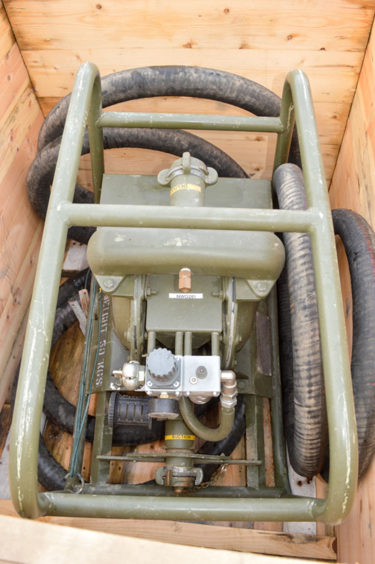 Alan Cobham 2 inch pneumatic fuel transfer/water pump - Image 3 of 3