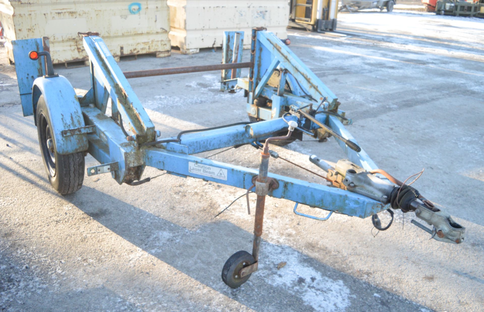 Cable reel trailer