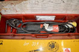 Rothenberger 110v pipe saw c/w carry case 25-572