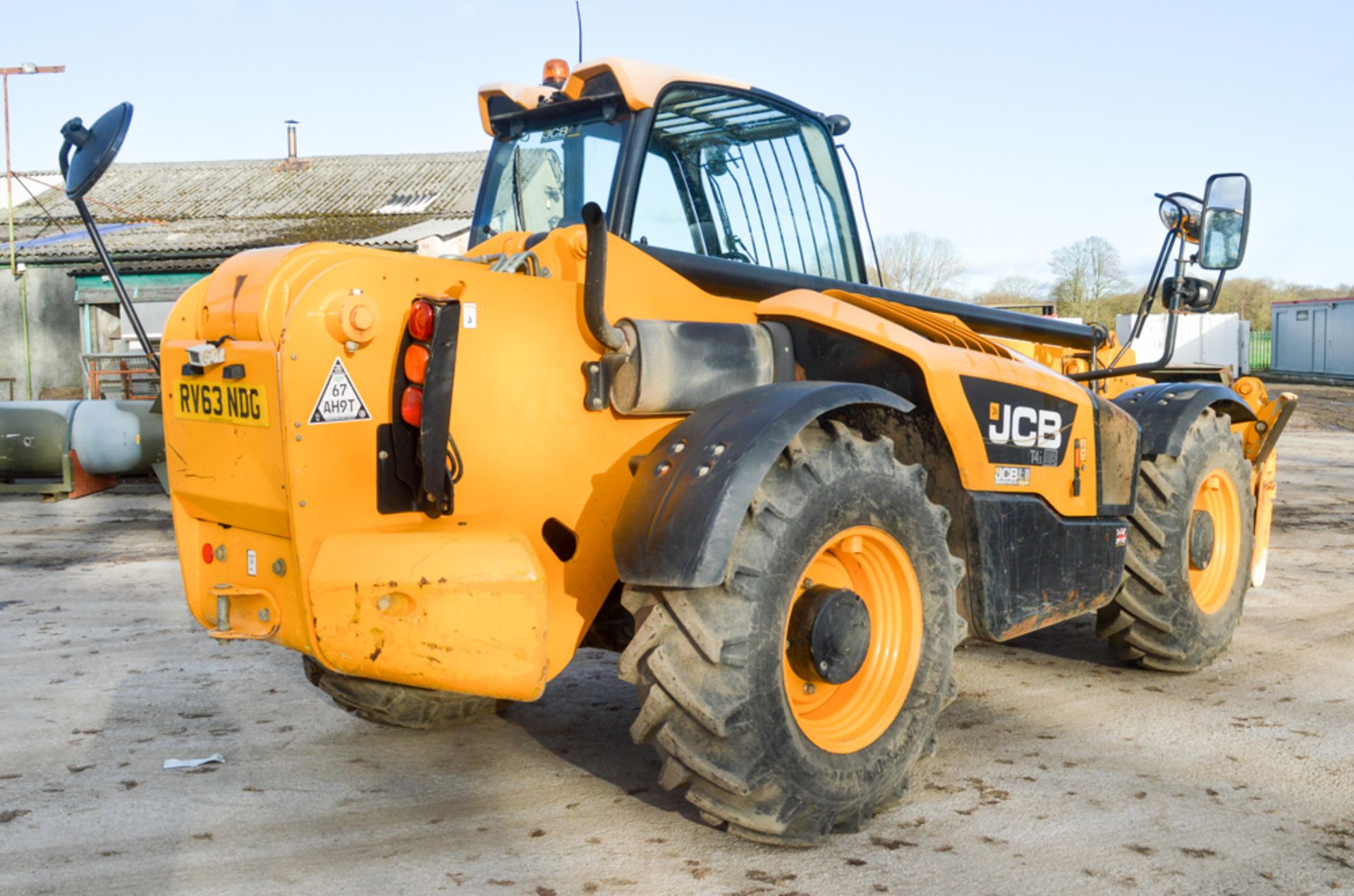 JCB 535-140 Hi-Viz T4i 14 metre telescopic handler Year: 2013 S/N: 2178286 Recorded Hours: 4763 c/ - Image 3 of 14