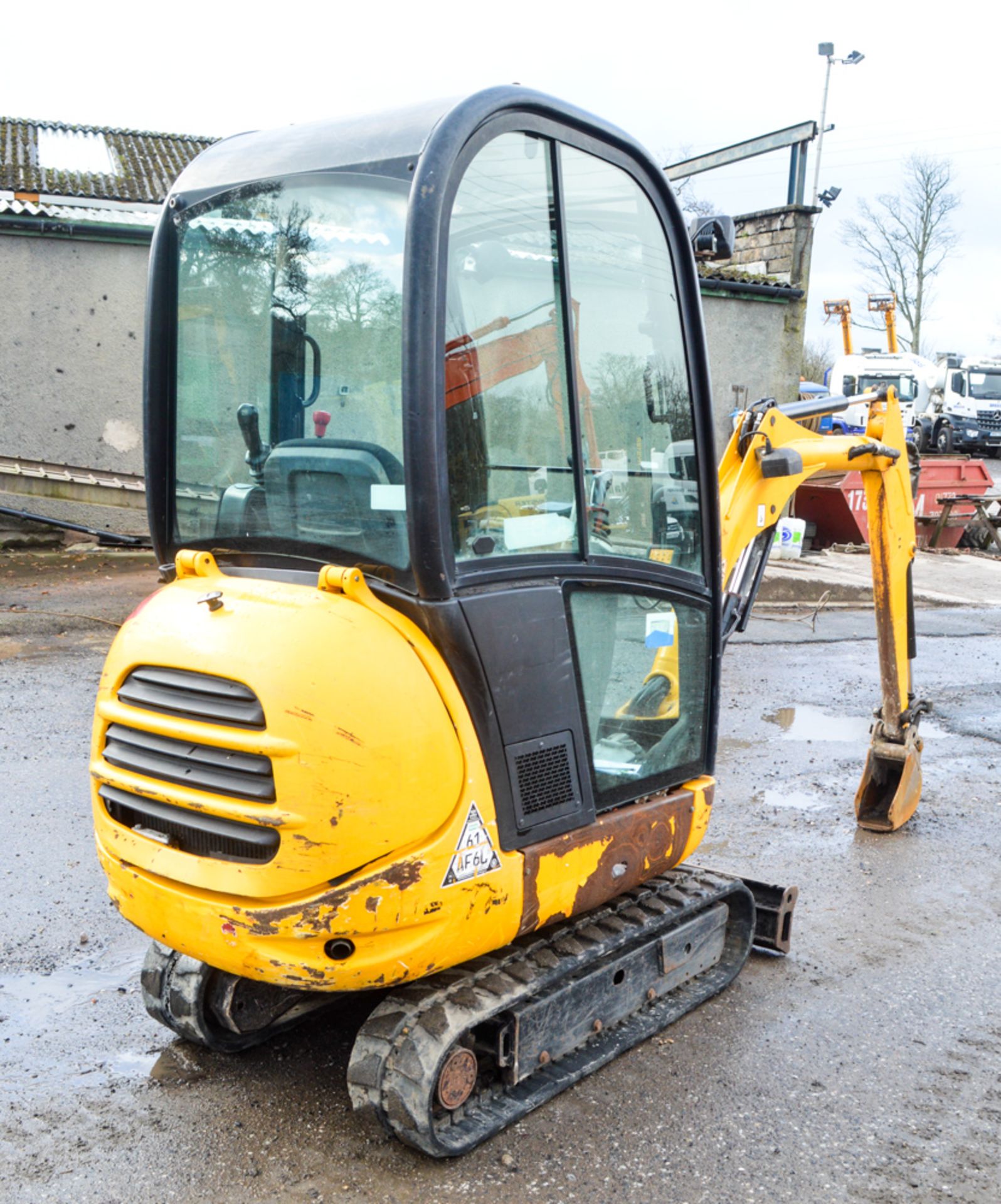 JCB 801.6 1.5 tonne rubber tracked mini excavator Year: 2012 S/N: 1794962 Recorded Hours: 1846 - Image 3 of 11