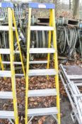 Youngman 6 tread aluminium/fibreglass step ladder E0005944