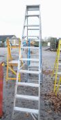 10 tread aluminium step ladder A584027