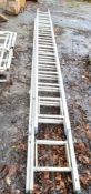 3 stage aluminium step ladder A586742