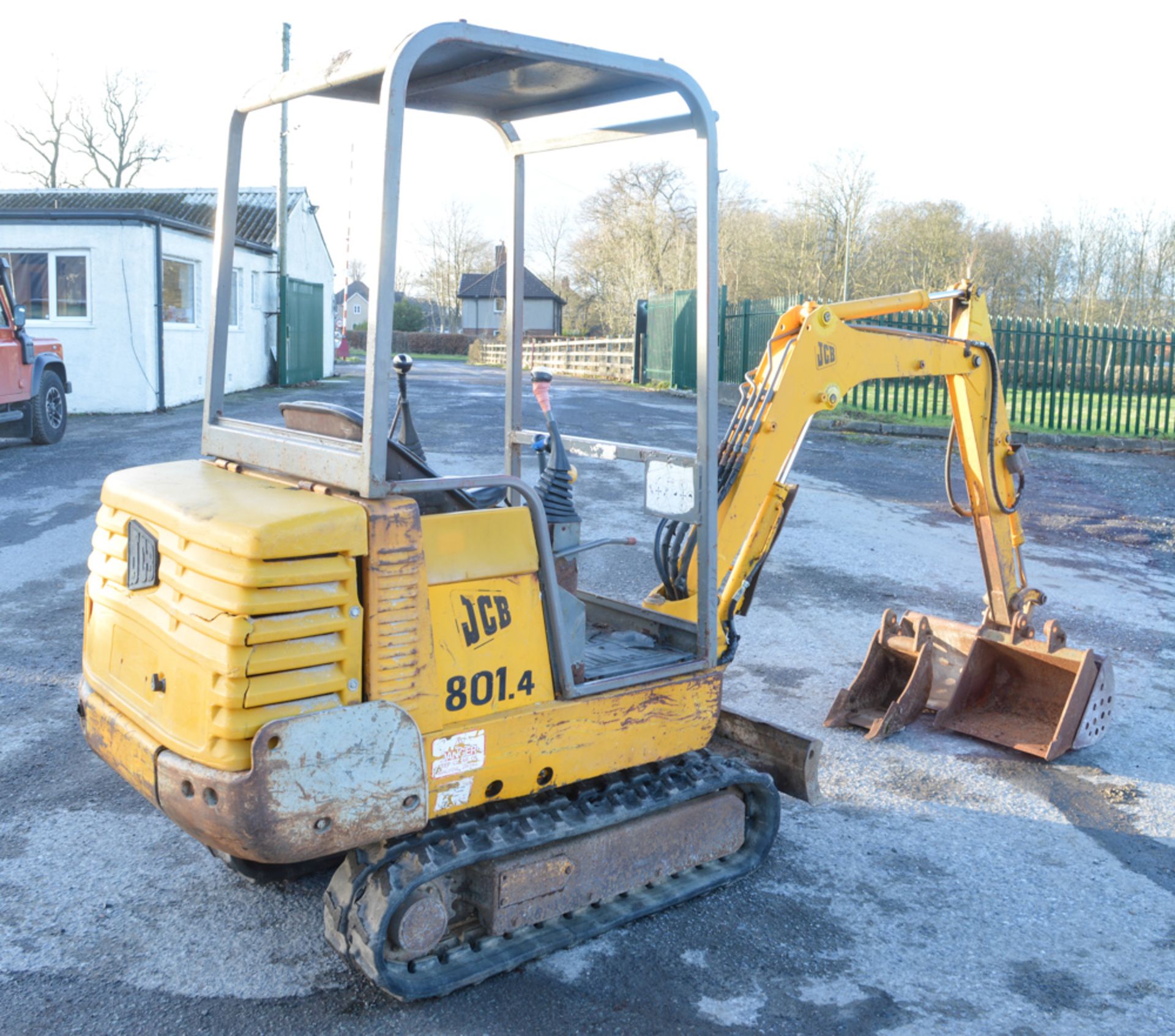 JCB 801.4 1.4 tonne rubber tracked mini excavator S/N: 200535 Recorded Hours: 5062 blade & 3 - Image 3 of 8