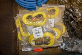 16 - 25mm x 4.5m ratchet straps New & unused