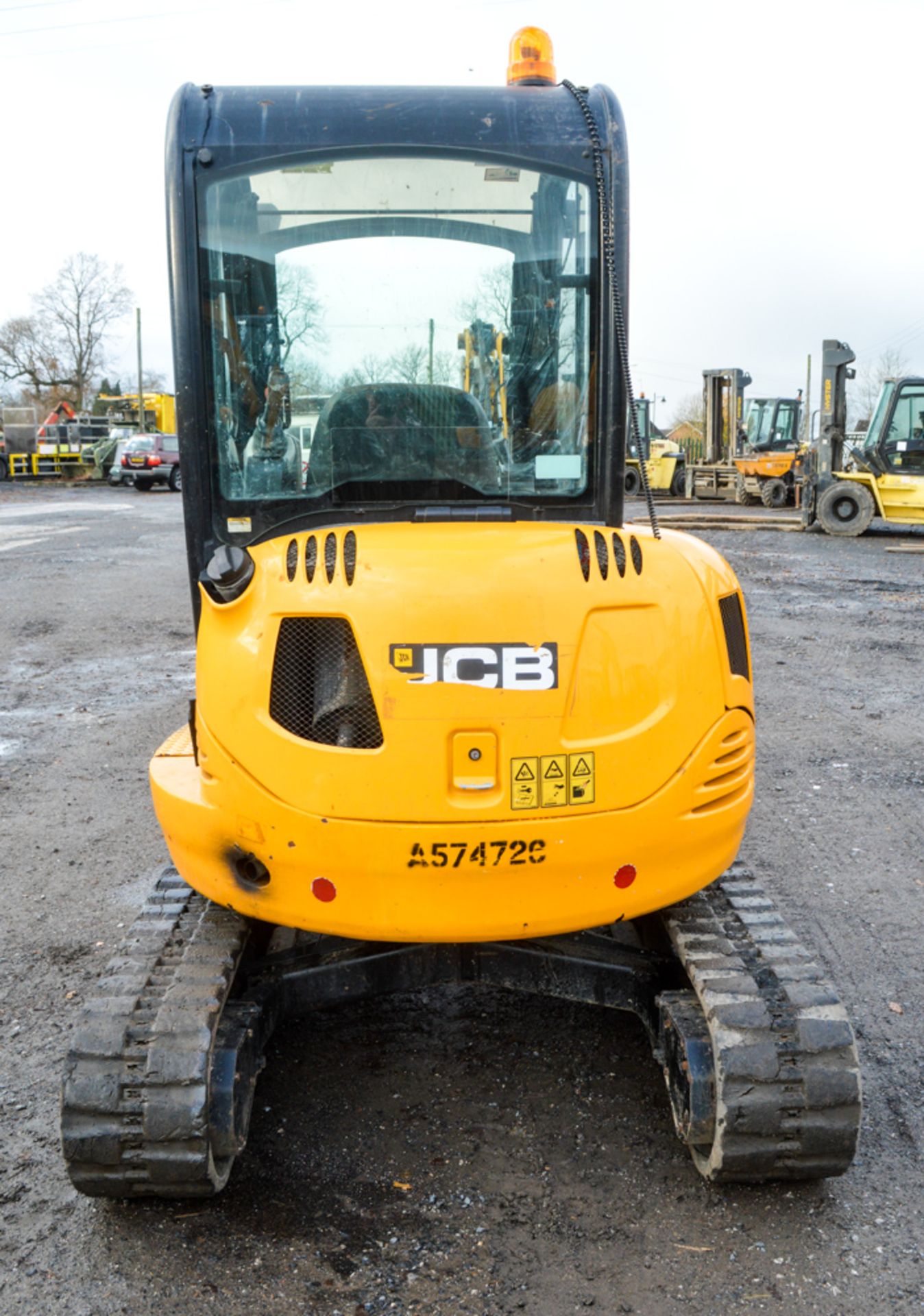 JCB 8030 ZTS 3 tonne rubber tracked mini excavator Year: 2012 S/N: 2021578 Recorded Hours: 1922 - Image 6 of 11