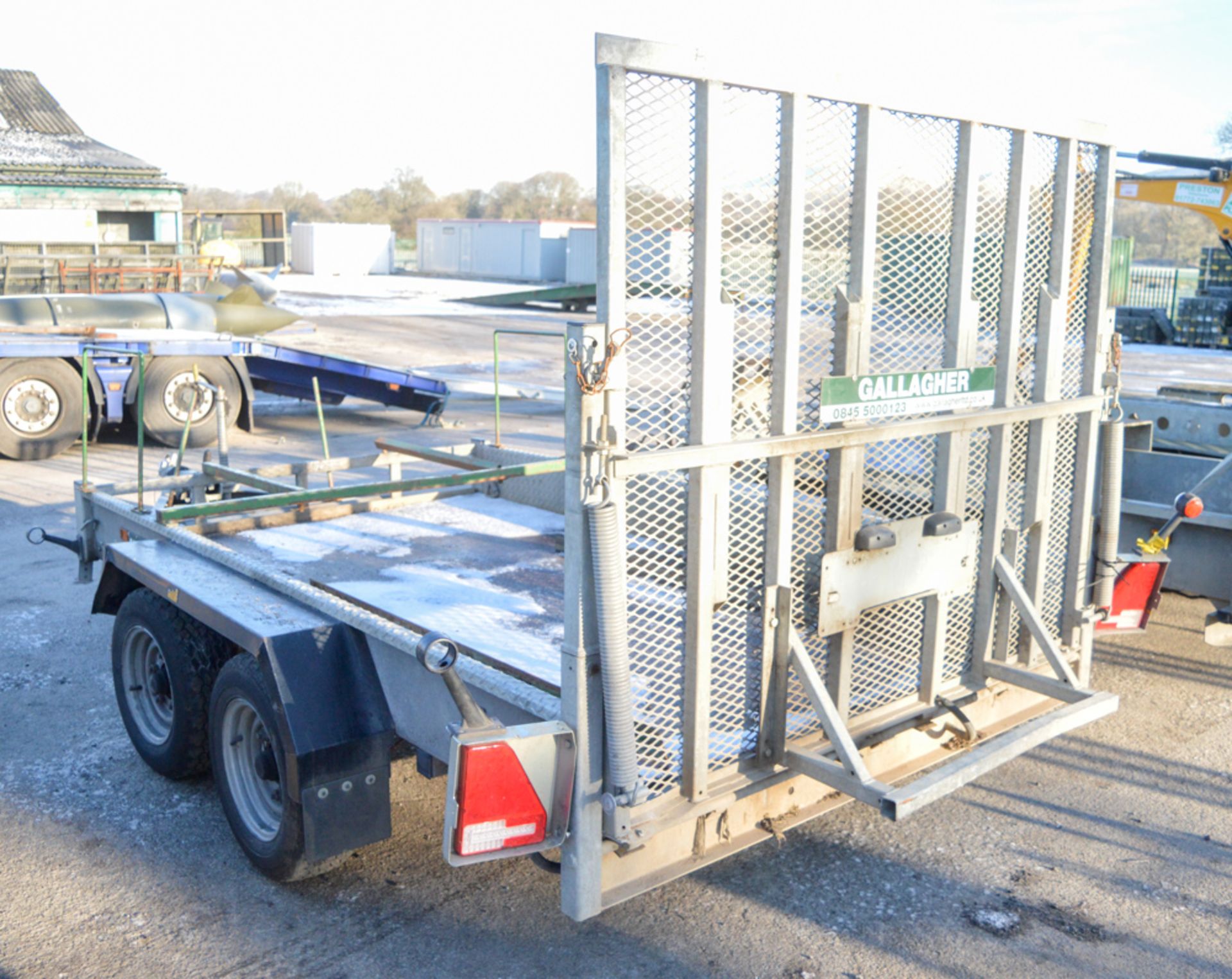 Indespension 10ft x 6ft twin axle plant trailer GPH33145 - Image 2 of 2