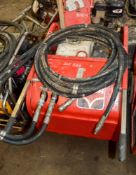 Hycon petrol driven hydraulic power pack c/w hoses A597889