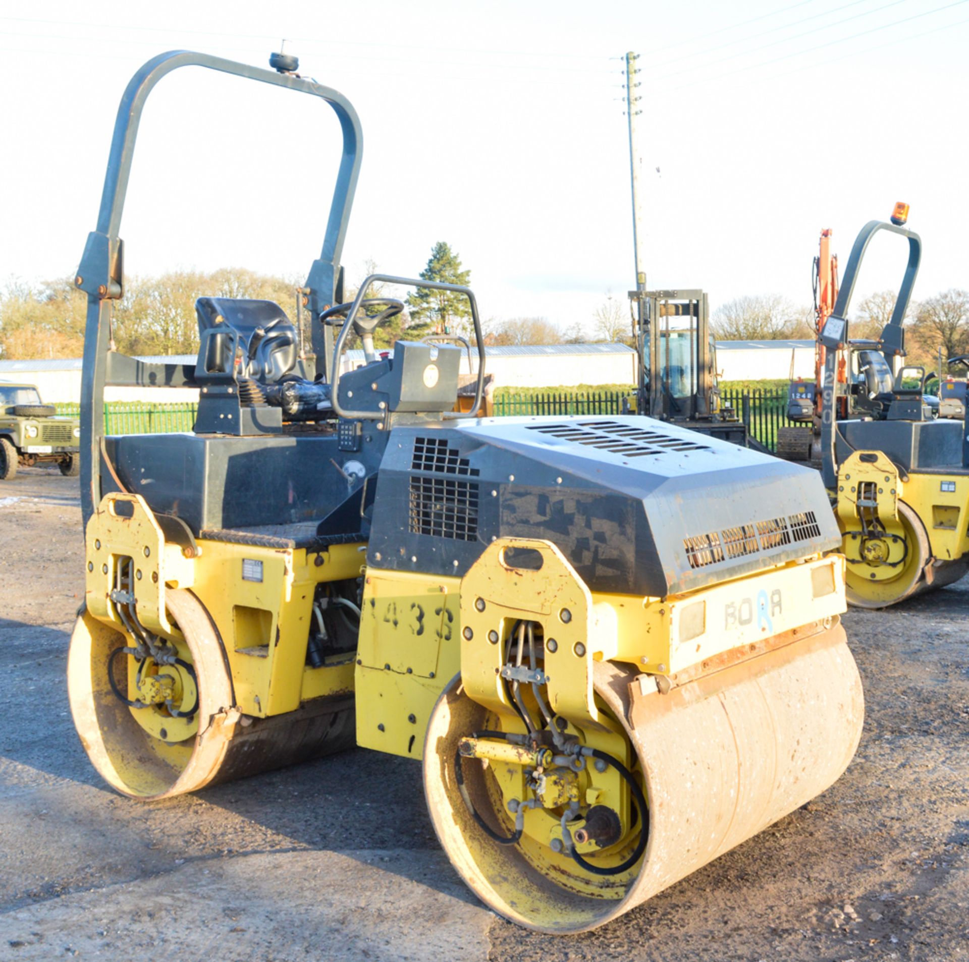 Bomag BW138AD double drum ride on roller Year: 2006 S/N: 42514 Recorded Hours: 1137 1433