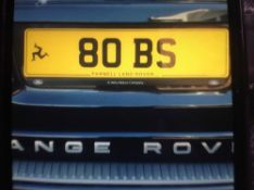 Private Registration Number: 80 BS (BOBS) ** No VAT on hammer price but VAT will be charged on the