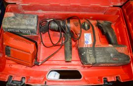 Hilti TE6-A36 cordless SDS hammer drill 2 batteries, charger & carry case A609408