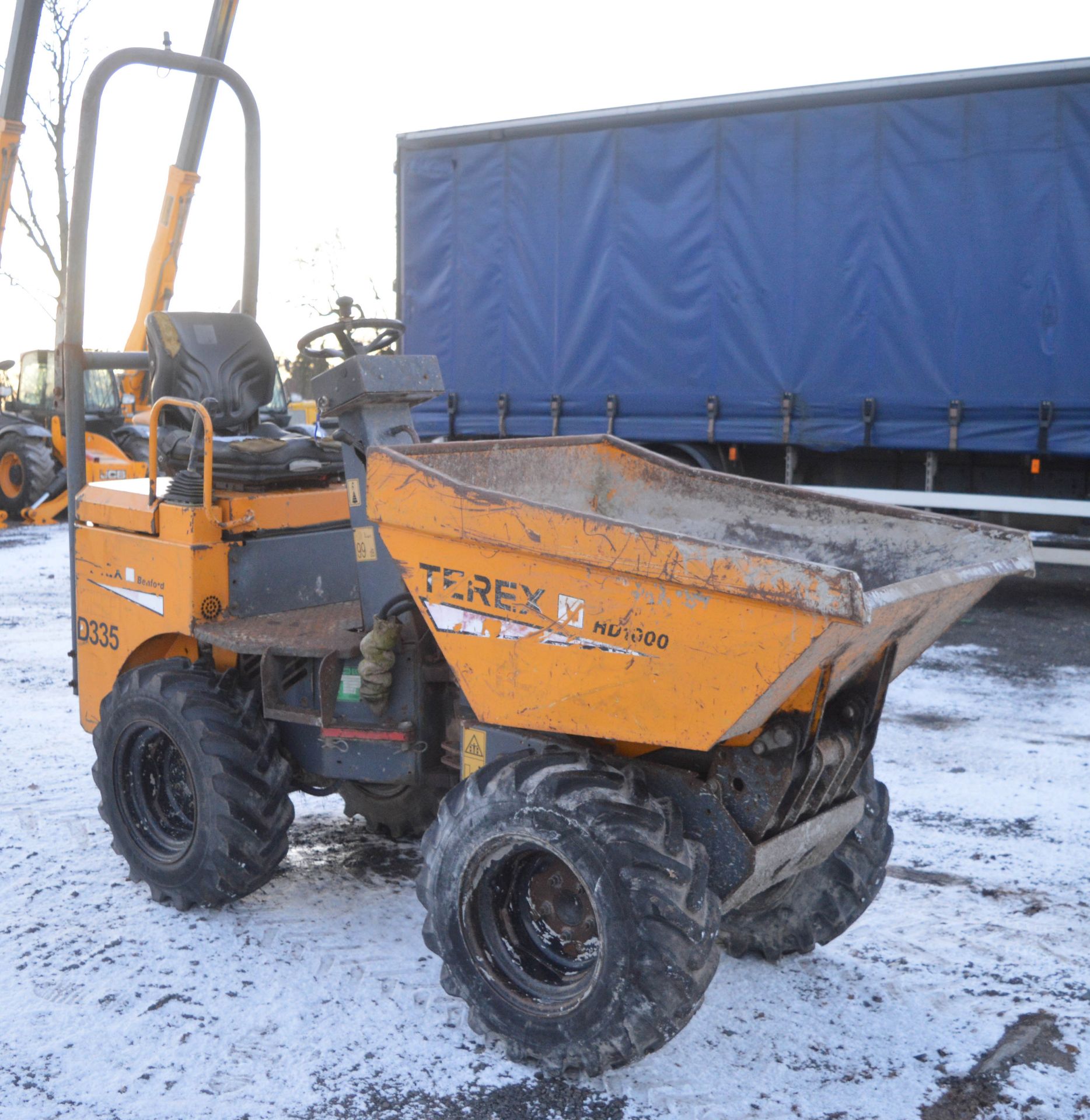 Benford Terex HD1000 1 tonne hi-tip dumper Year: 2003 S/N: E310HM453 Recorded Hours: *Clock blank* - Image 2 of 12