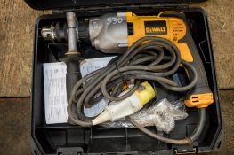Dewalt 110v power drill c/w carry case