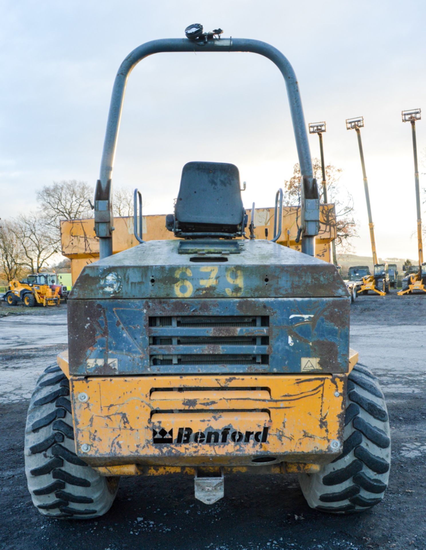 Benford Terex 9 tonne straight skip dumper Year: 2004 S/N: E404ER004 Recorded Hours: 4427 679 - Image 6 of 12