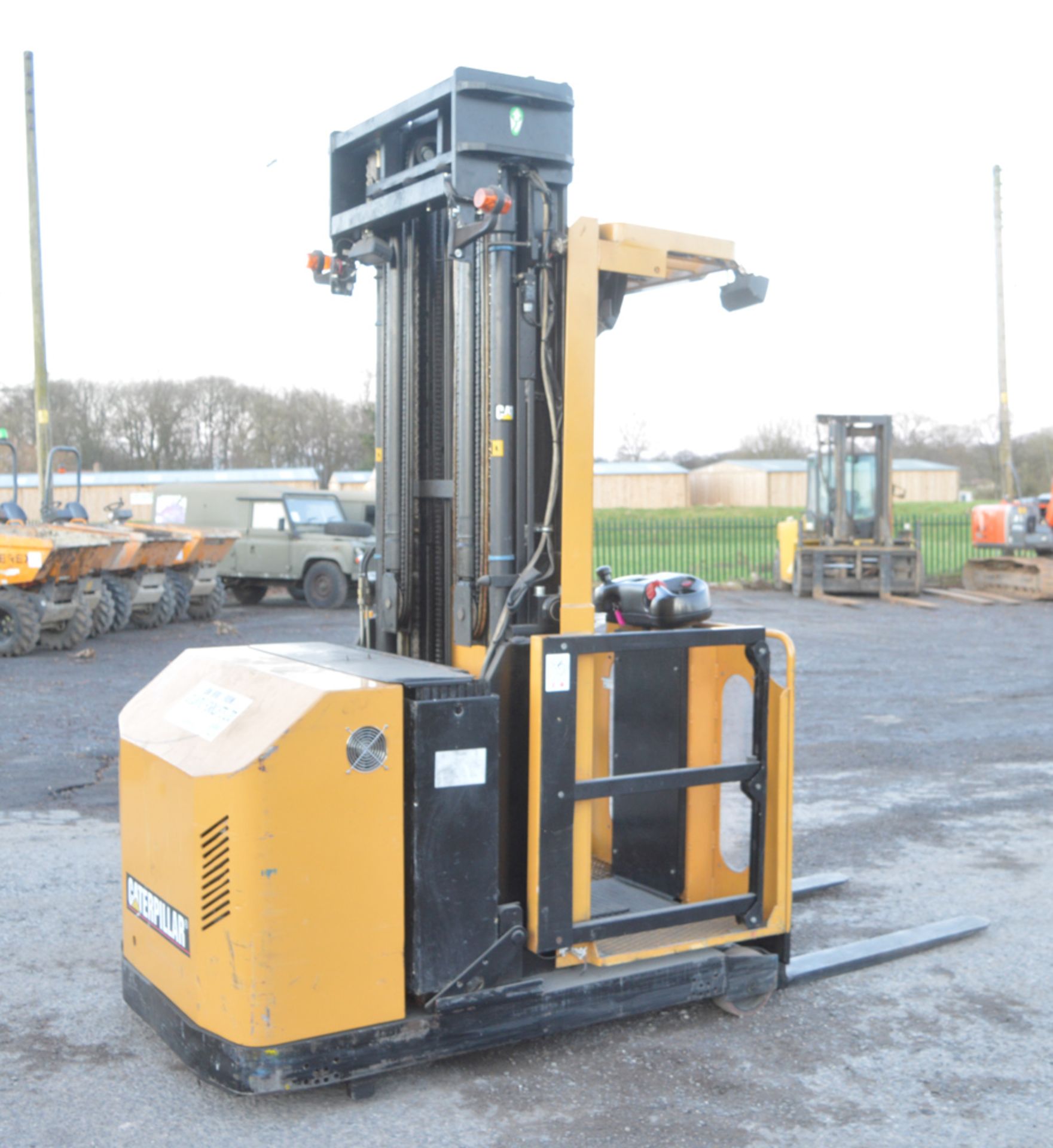Caterpillar NOH08K battery electric high level order picker fork lift truck S/N: 1000346 Recorded - Image 2 of 6