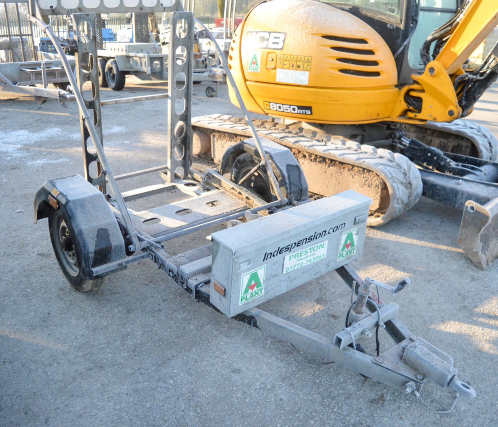 Pedestrian roller trailer A574395