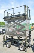 UK Lift manual hydraulic site tow mobile access platform (Ex MOD)