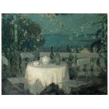 Henri Eugène Augustin Le Sidaner, 1862 Port Louis - 1939 Versailles TABLE AU CLAIR DE LUNE, 1928